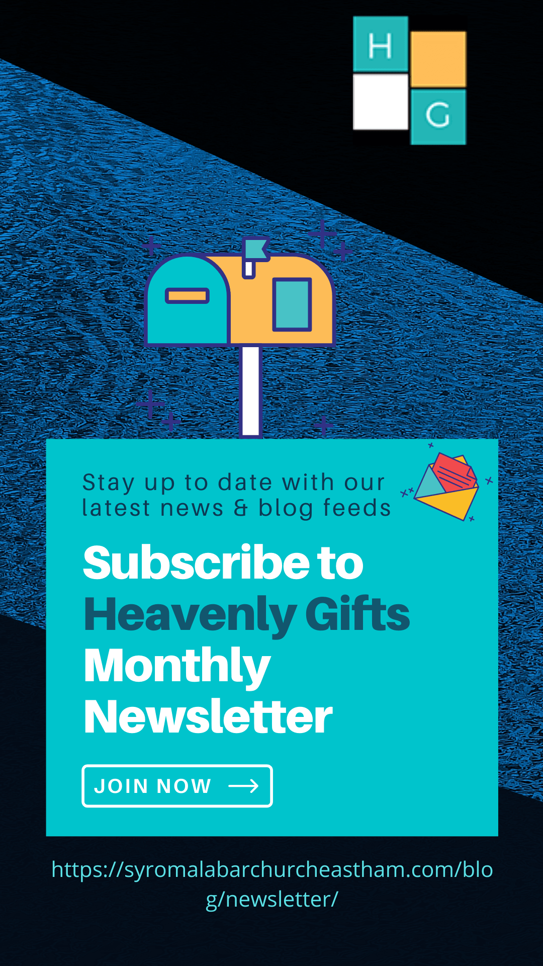 Subscribe to Heavenly Gifts Monthly News Letter