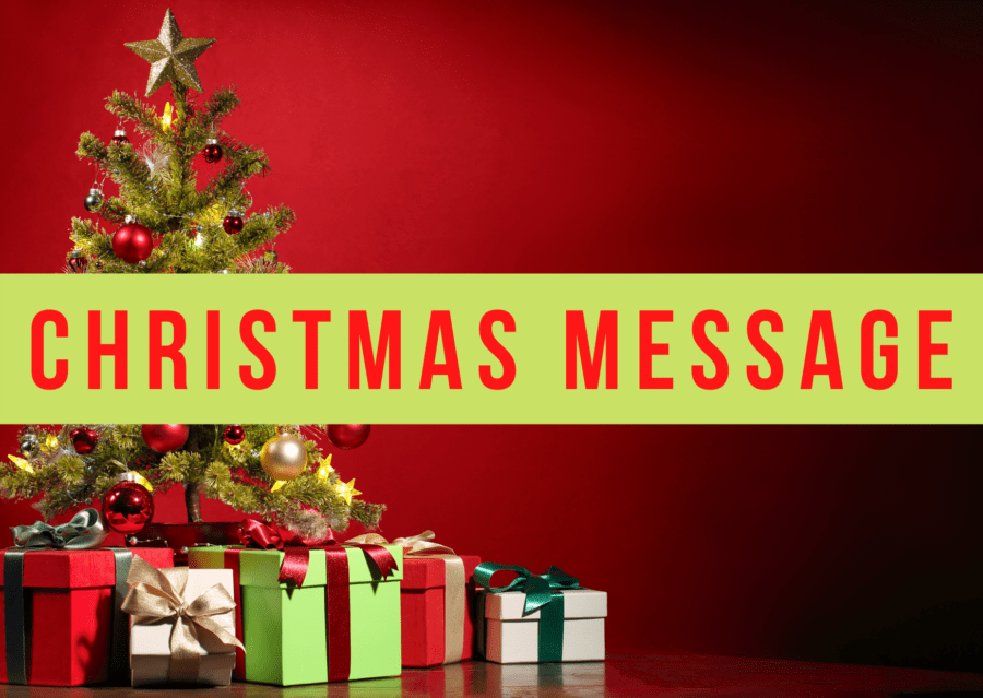 Christmas message from Trustees