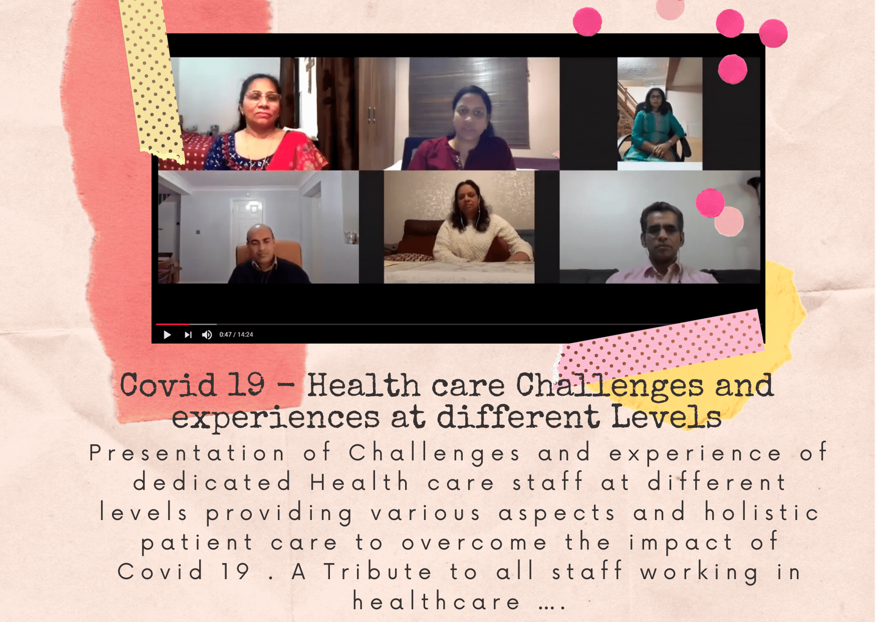 Episode 3:  Challenges and experience of dedicated Health care staff at different levels…