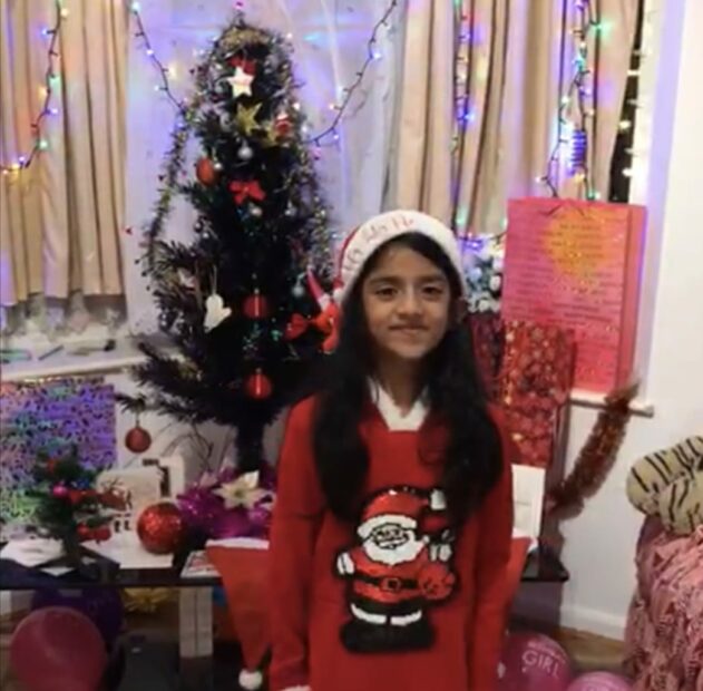 Christmas speech competition, Year 1-3 , Second prize.Diya Justin